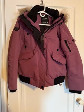 NWOT Noize Vegan Women’s Parka in Mauve